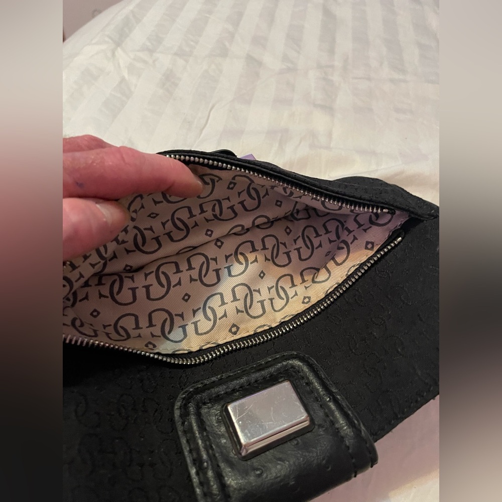 Guess Black Wristlet with Silver Details - Picture 8 of 10